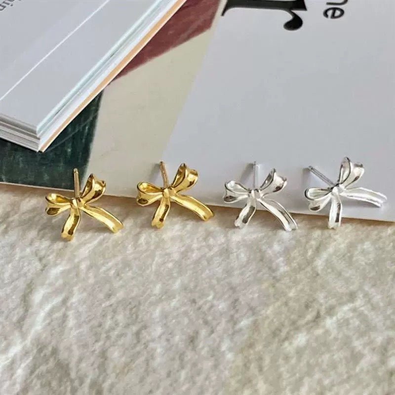 Loretta Bow Stud Earrings