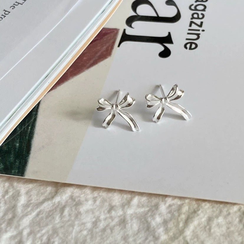 Loretta Bow Stud Earrings
