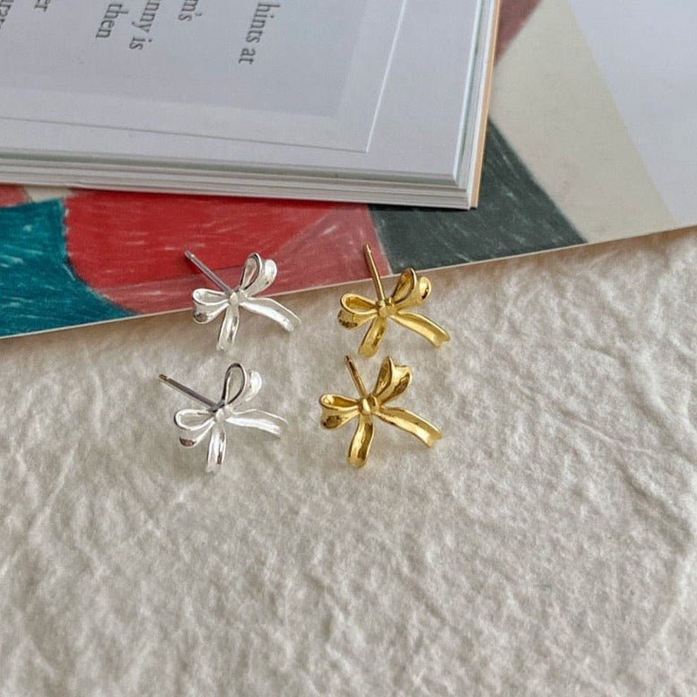 Loretta Bow Stud Earrings