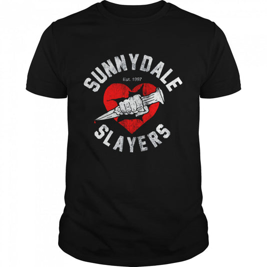 Buffy the Vampire Slayer Sunnydale Slayers Logo T-Shirts