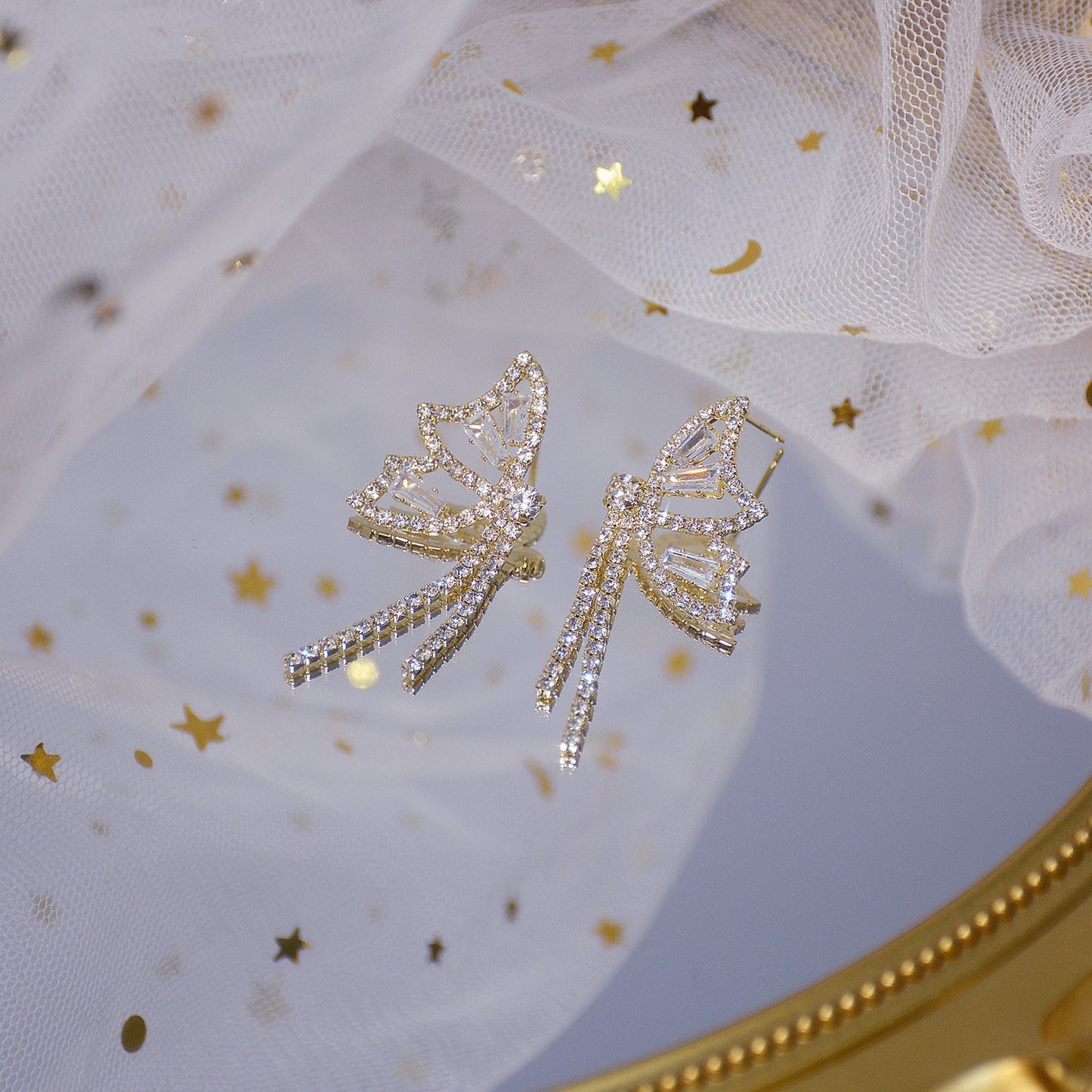 Butterfly Drop Earrings - Sally