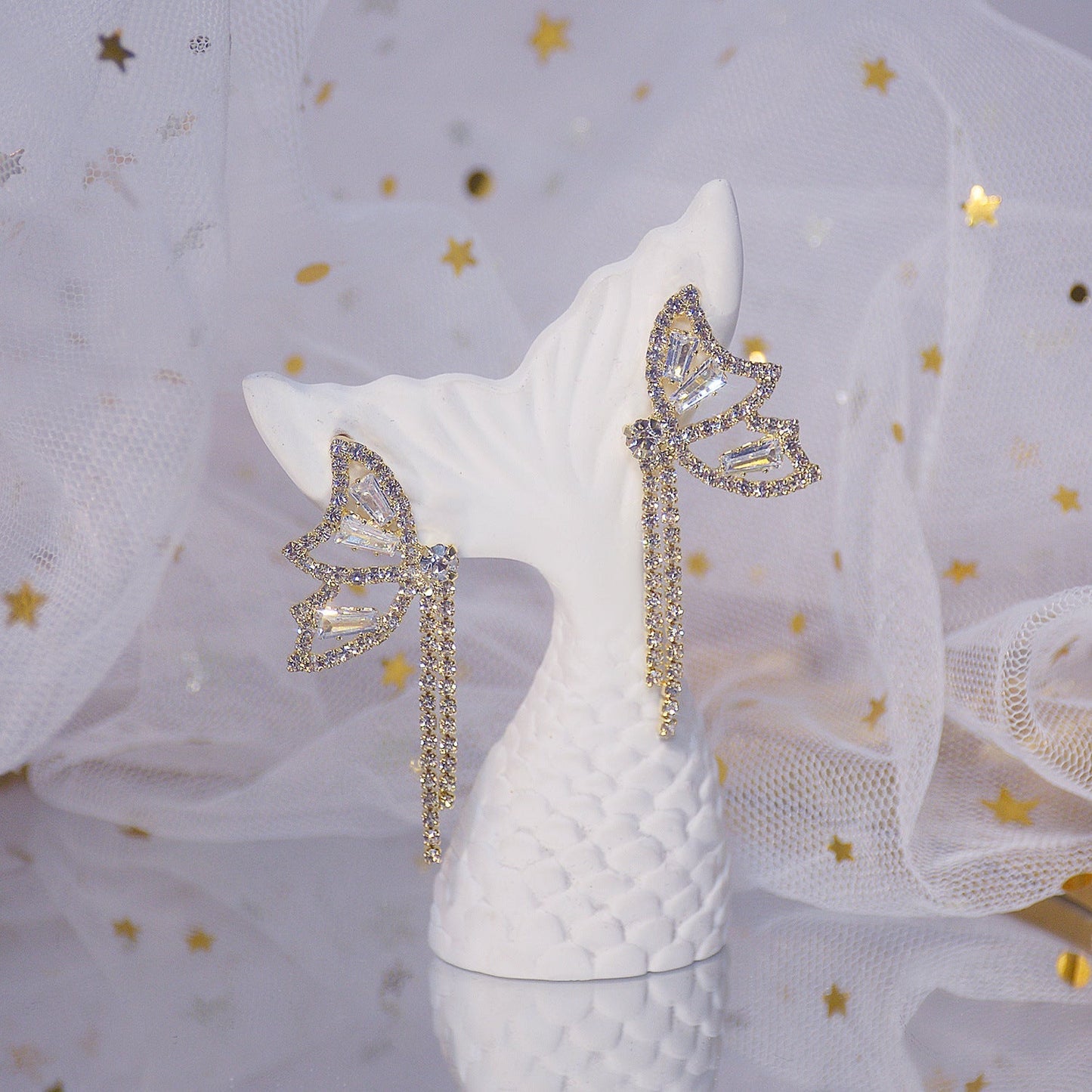 Butterfly Drop Earrings - Sally