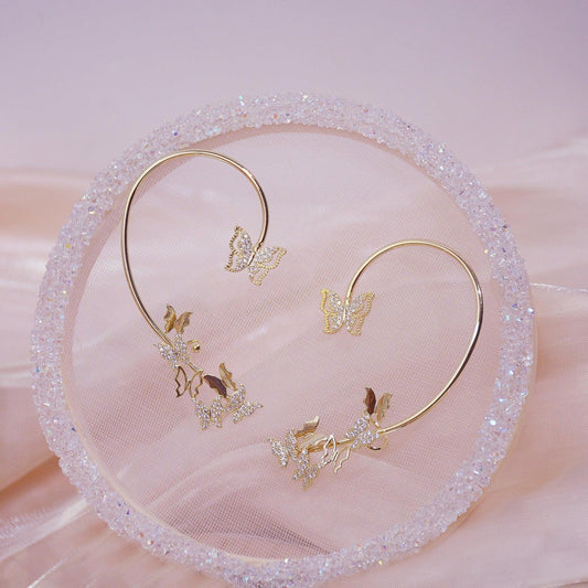 [Clearance] Butterfly Ear Cuffs