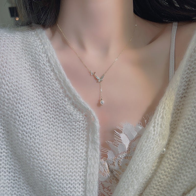 [Sample Sale] Butterfly Necklace - Courtney