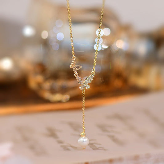 [Sample Sale] Butterfly Necklace - Courtney