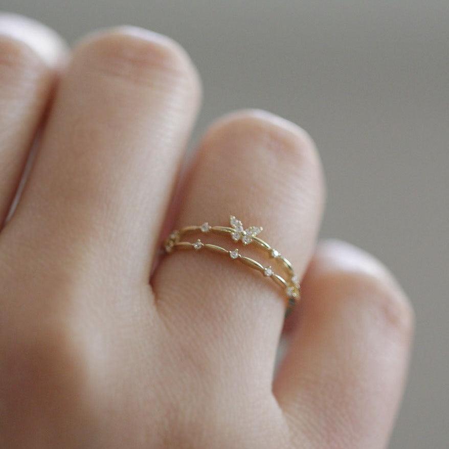 Dainty Butterfly Ring
