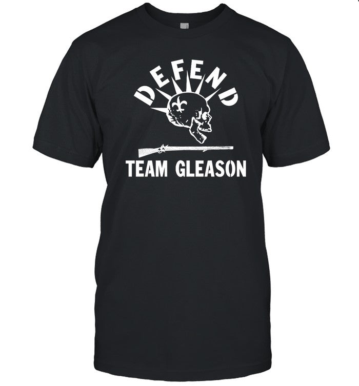 Drew Brees Wearing Defend Team Gleason Shirt