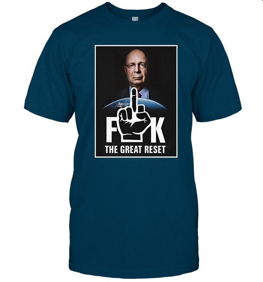 Limited Klaus Schwab Fuck The Great Reset Shirt