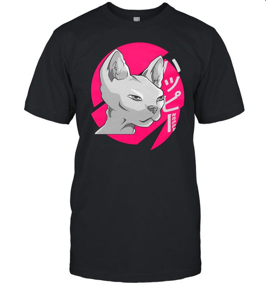 Pink Happy Cat Tee