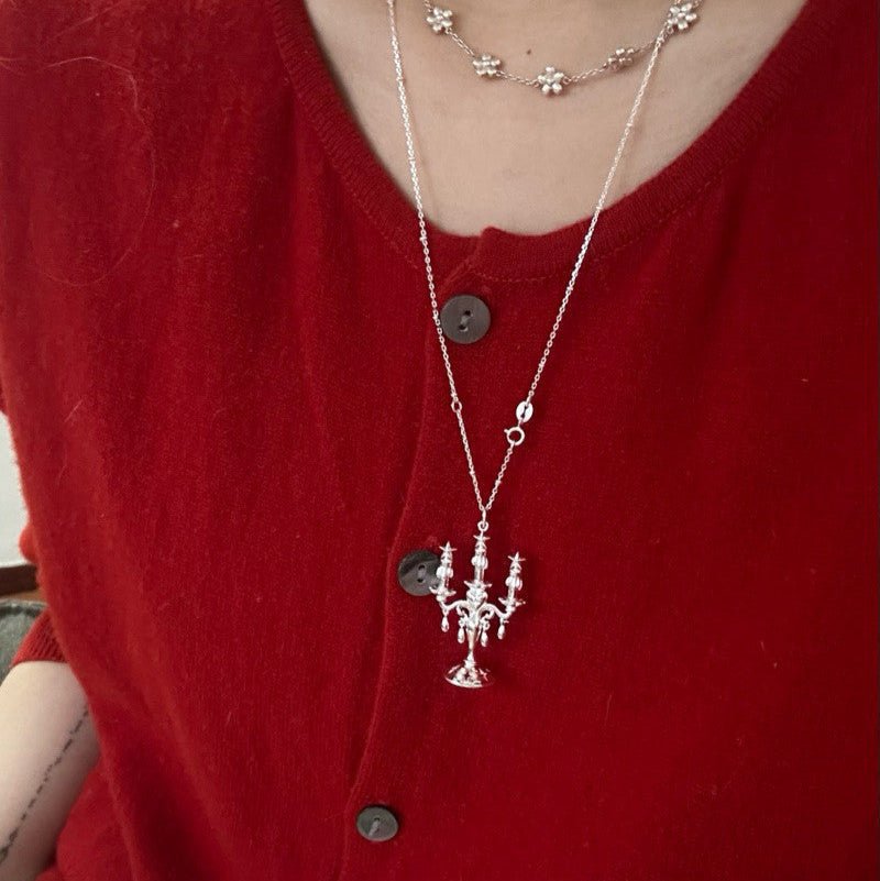Candelabra of Stars Necklace