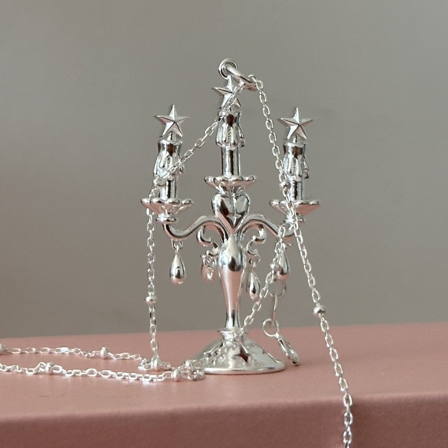 Candelabra of Stars Necklace