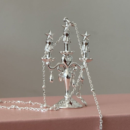 Candelabra of Stars Necklace