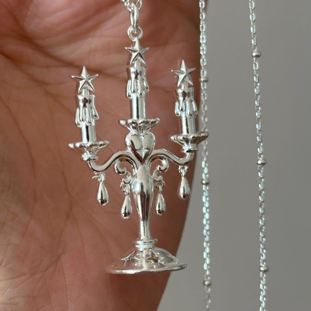 Candelabra of Stars Necklace