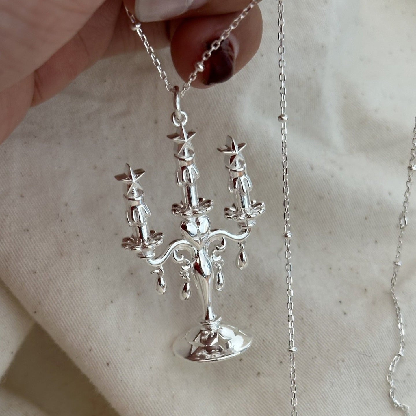 Candelabra of Stars Necklace