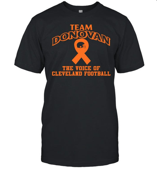 Team Donovan The Voice Of Cleveland Football Shirt