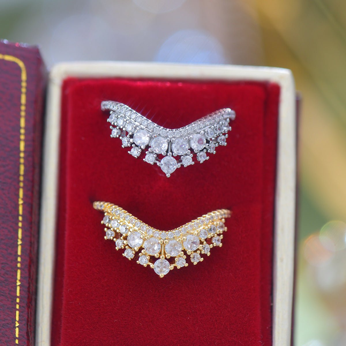 Celestia Tiara Ring in Silver