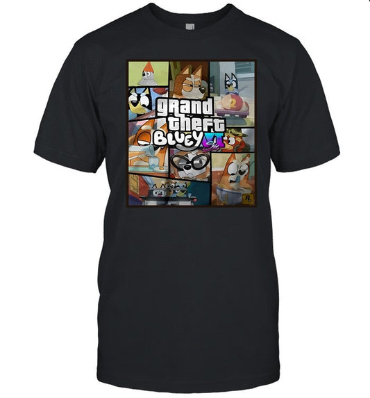 Gta Vi Six X Bluey Tee