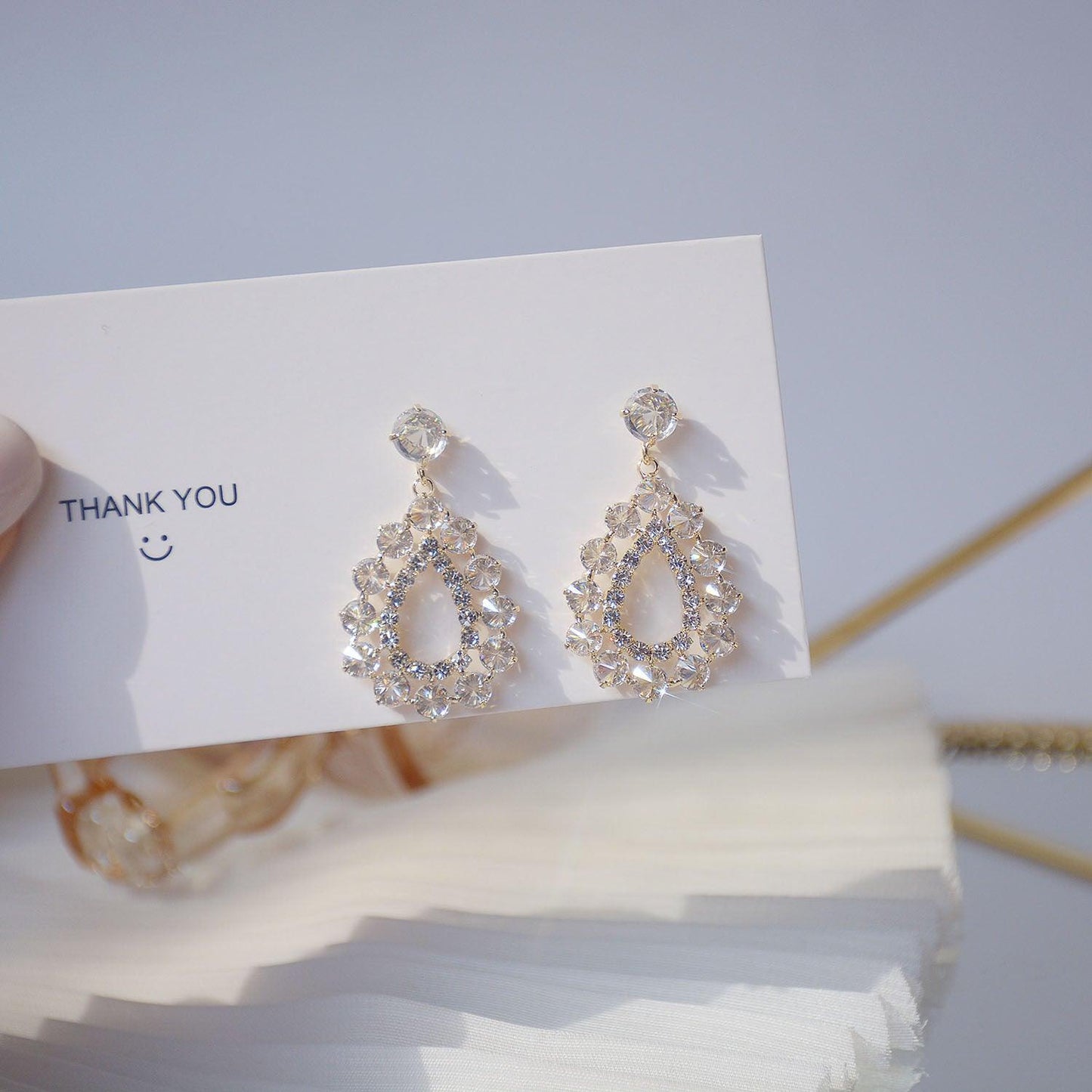 [Clearance] Baroque Earrings -Krystal
