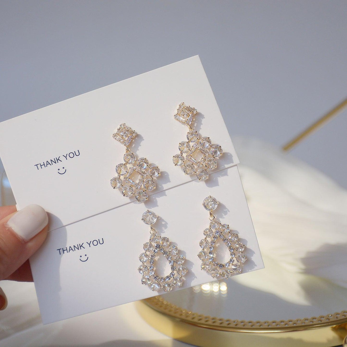 [Clearance] Baroque Earrings -Krystal