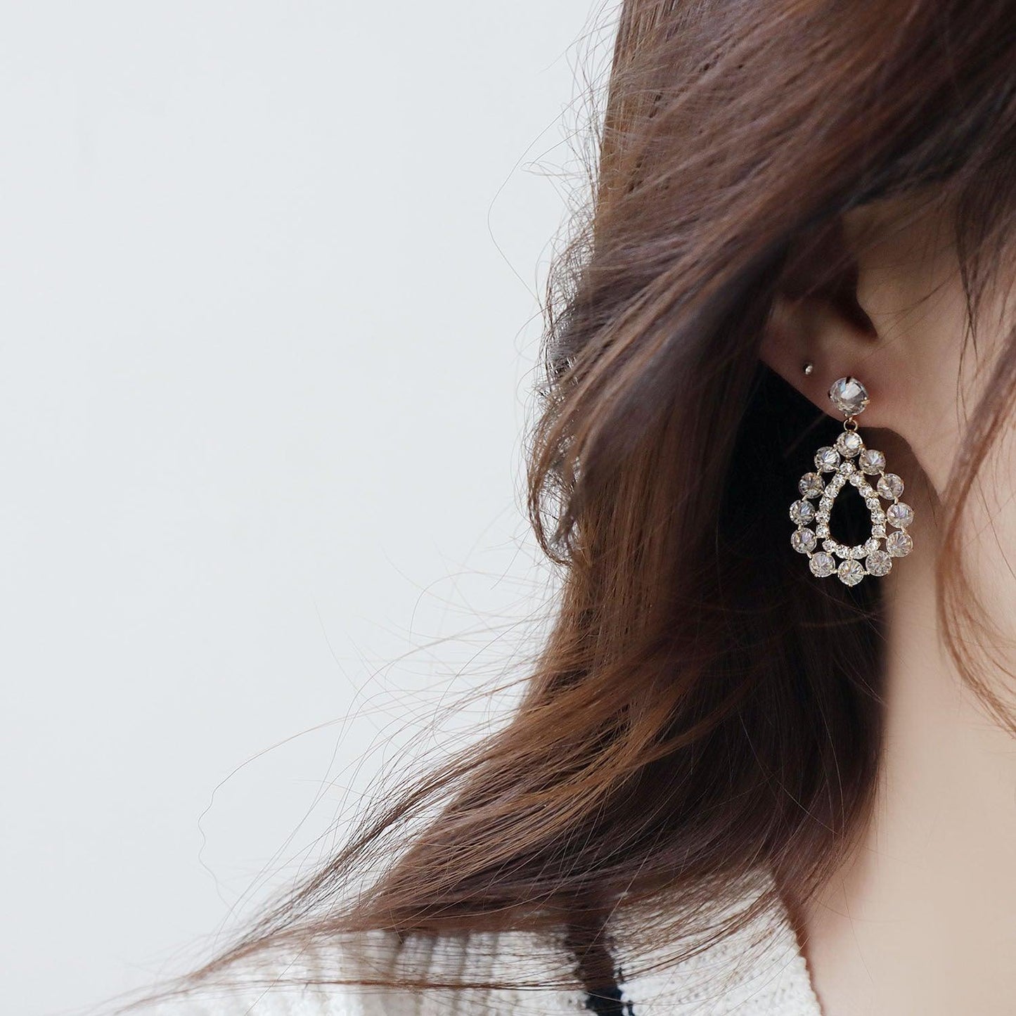 [Clearance] Baroque Earrings -Krystal