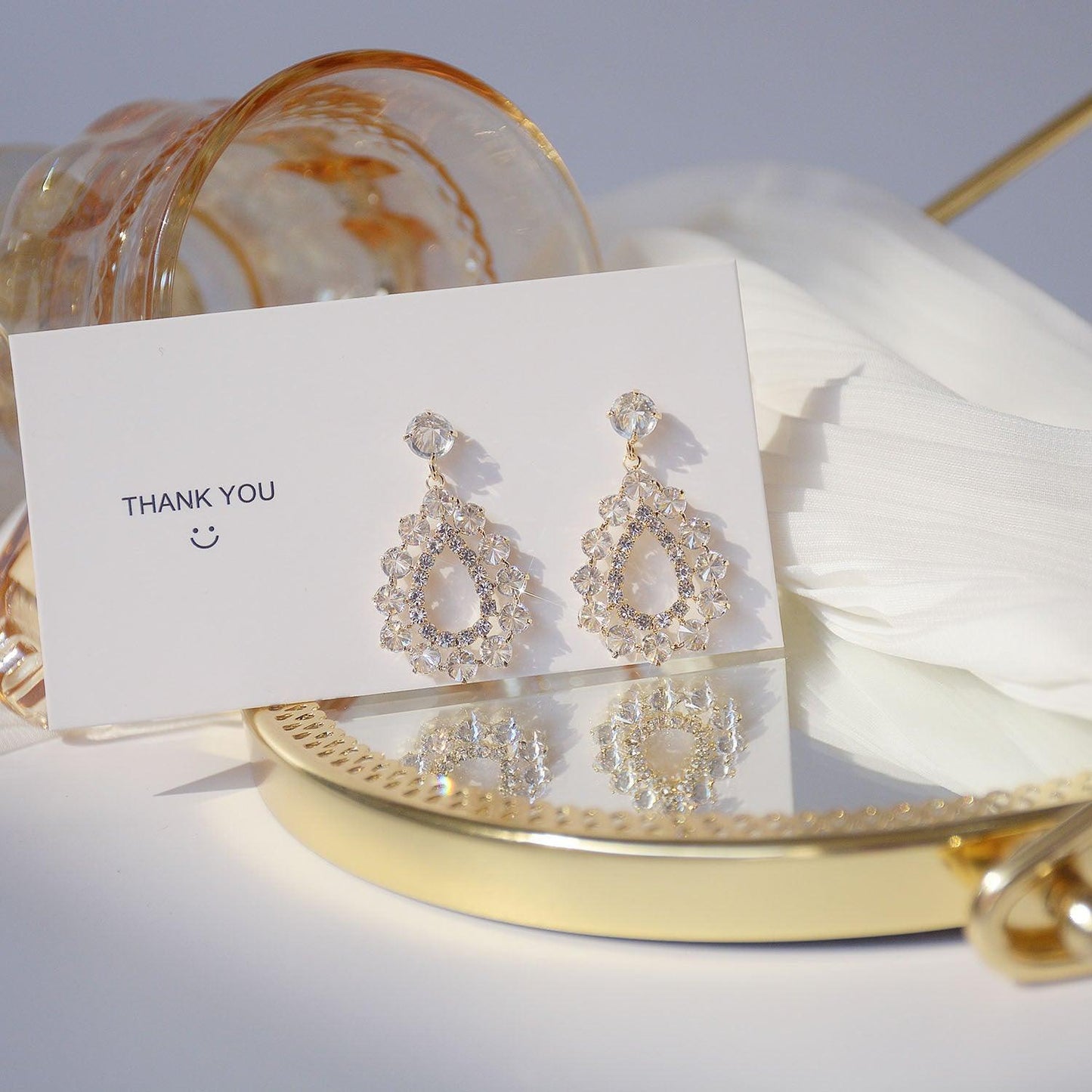 [Clearance] Baroque Earrings -Krystal
