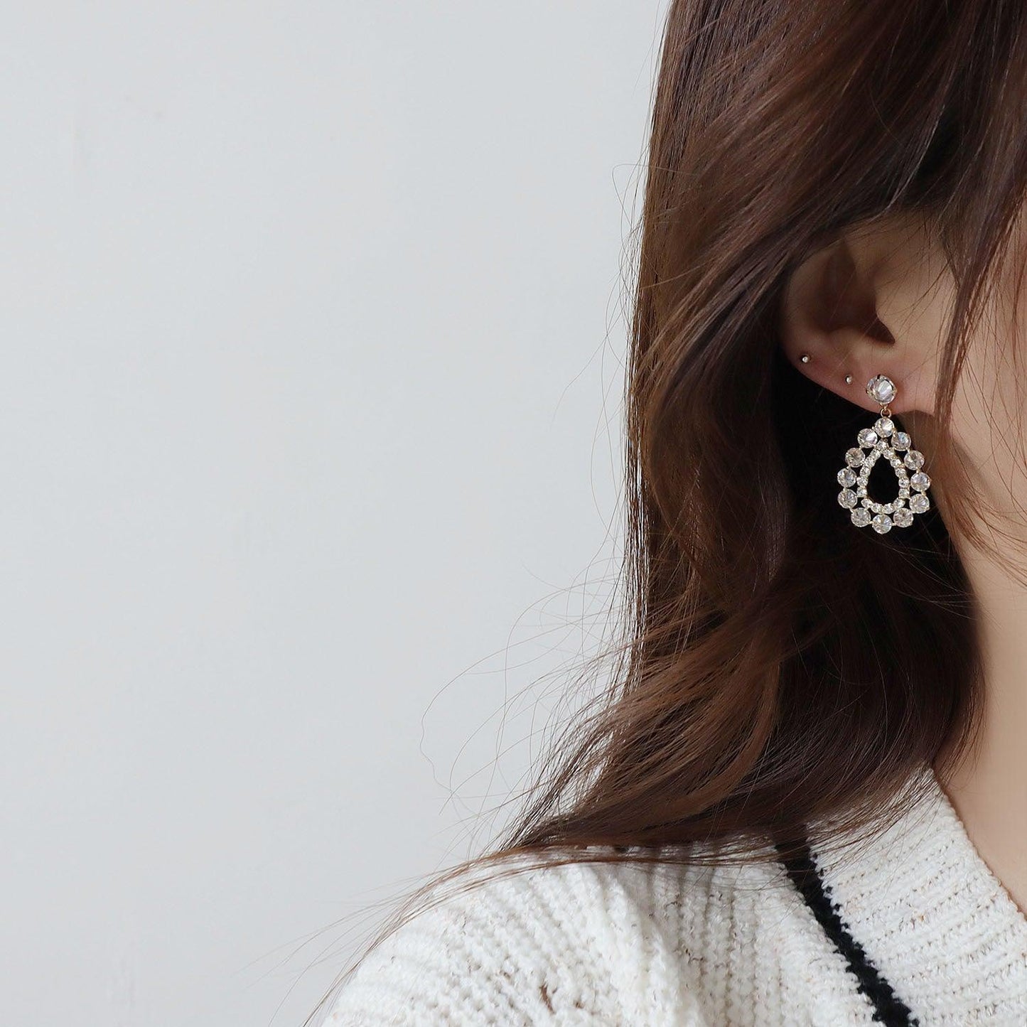 [Clearance] Baroque Earrings -Krystal