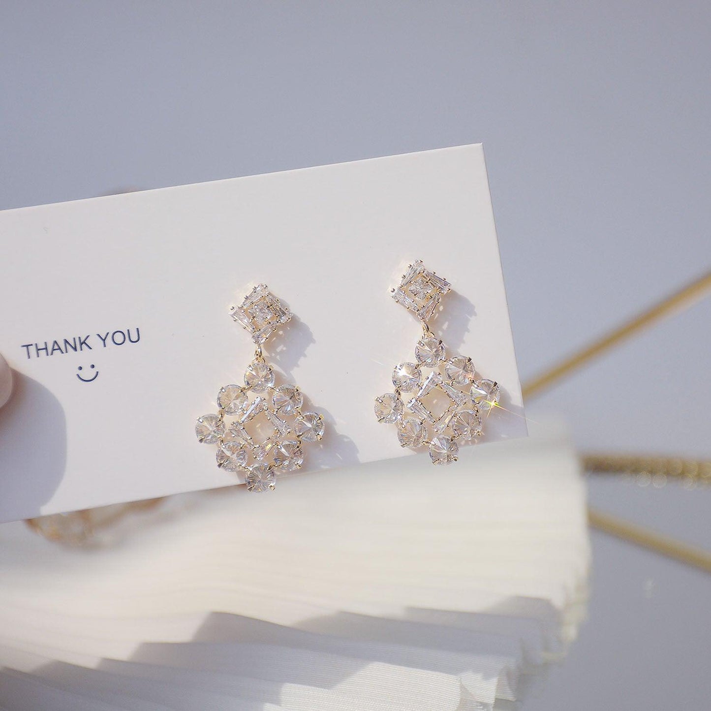 [Clearance] Baroque Earrings -Krystal
