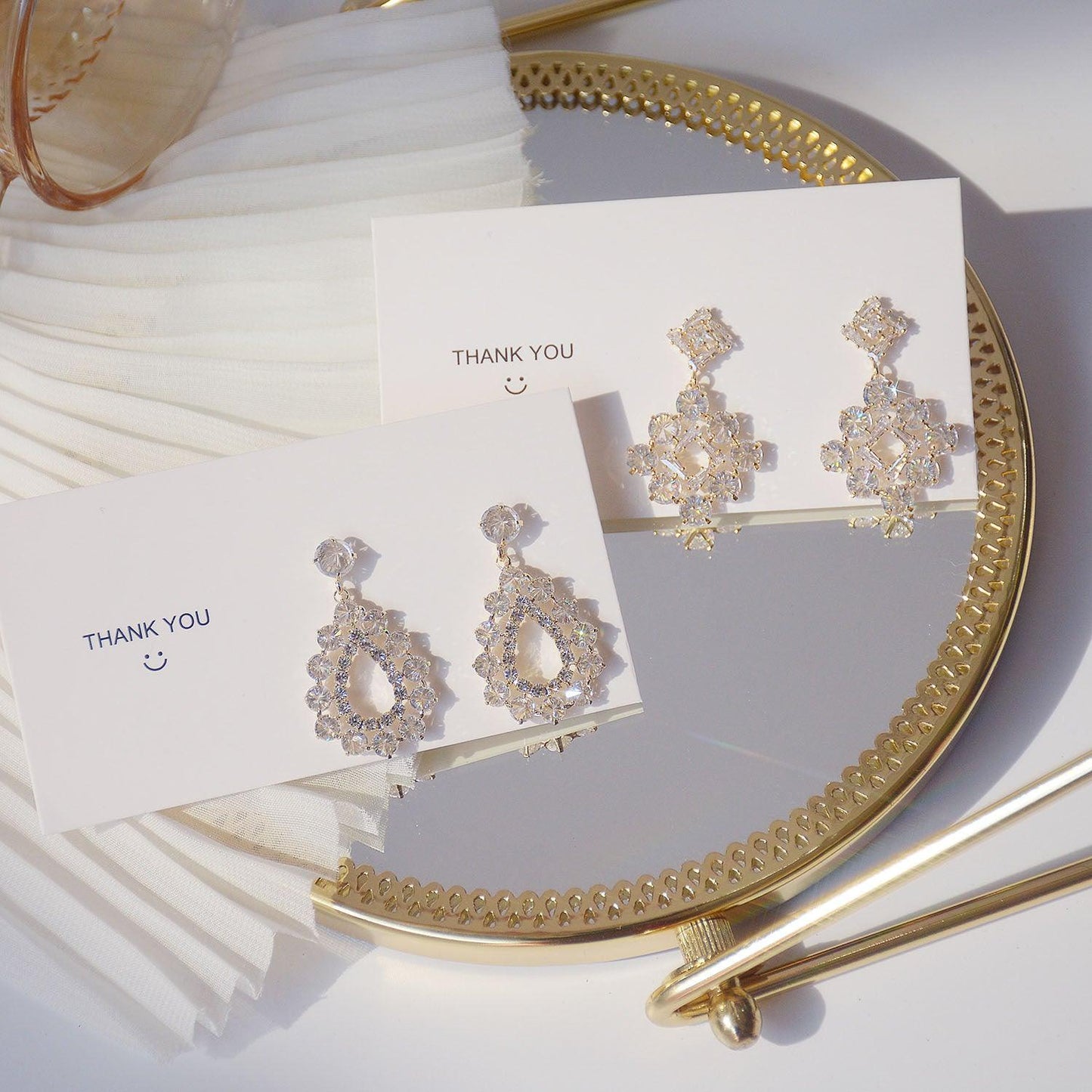[Clearance] Baroque Earrings -Krystal