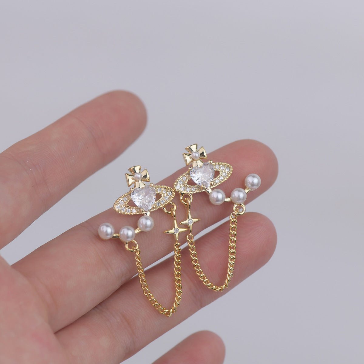[Clearance] Love Saturn Earrings