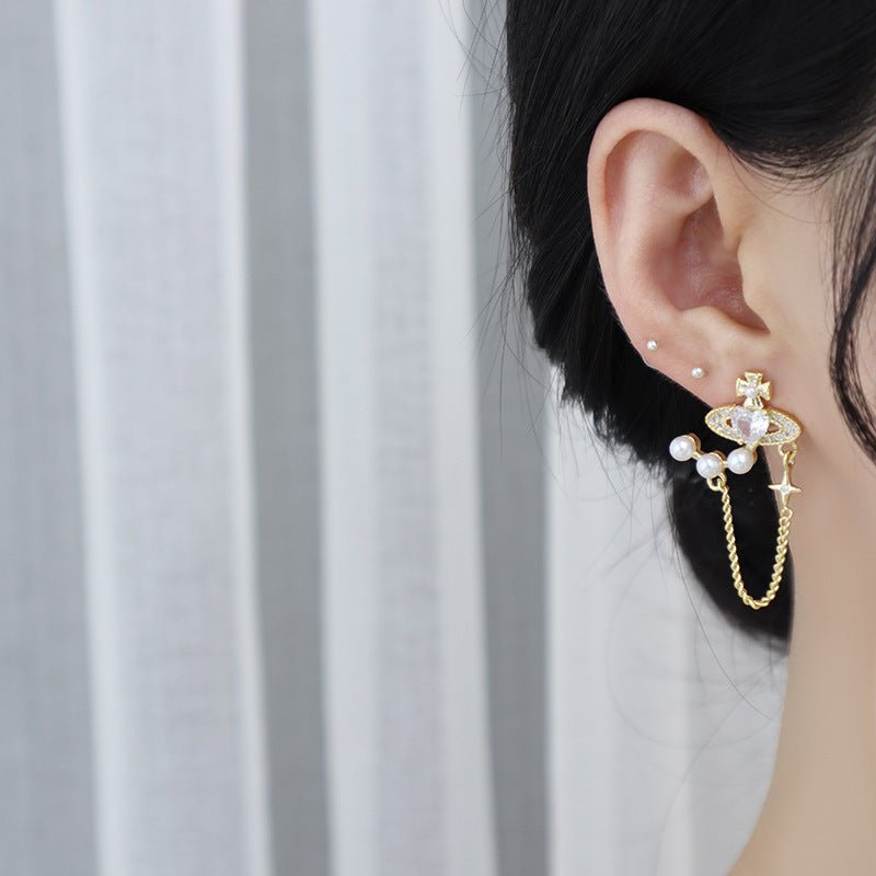 [Clearance] Love Saturn Earrings