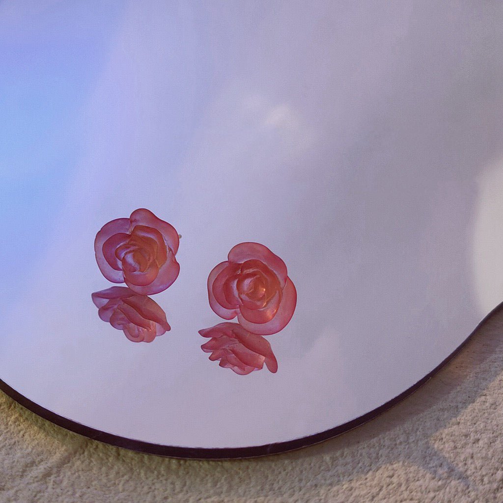 [Clearance] Rose Stud Earrings (3 Colors)