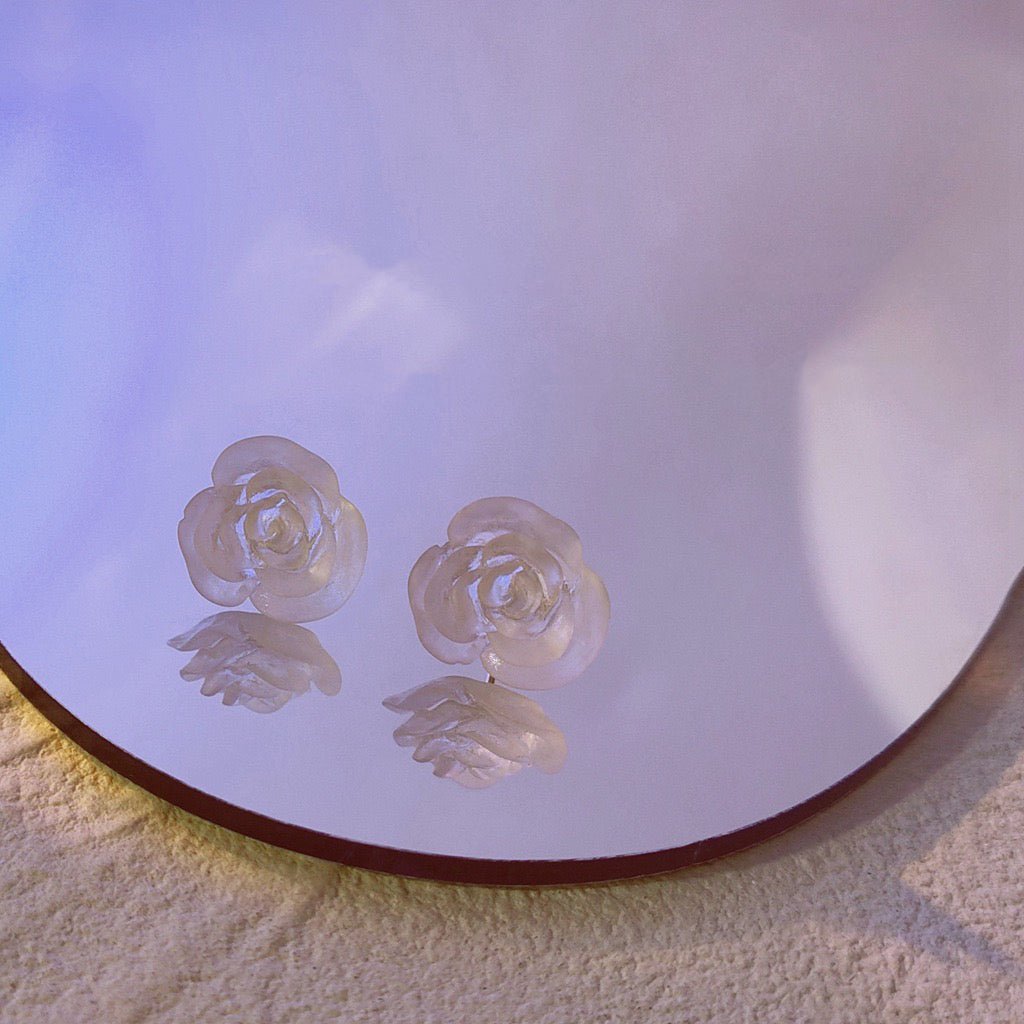 [Clearance] Rose Stud Earrings (3 Colors)