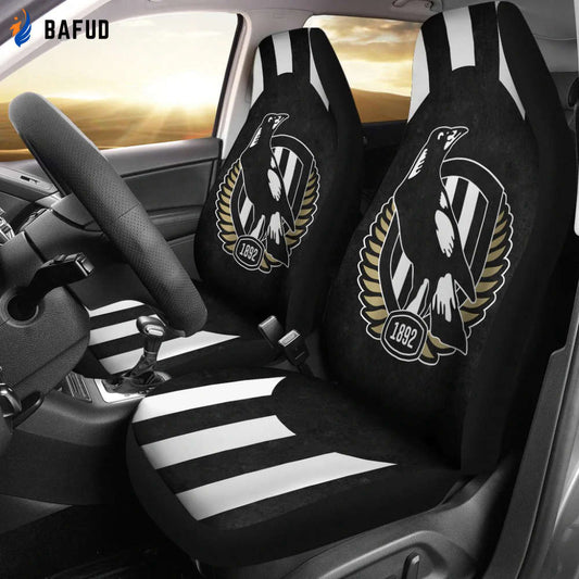 Collingwood Magpies lover Seat Covers For Fan Gifts For Fan Gifts CH - Bafud