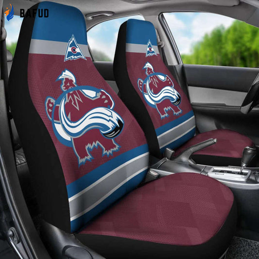 Colorado Avalanche Car Seat Covers for Fan Gifts G95 - Bafud