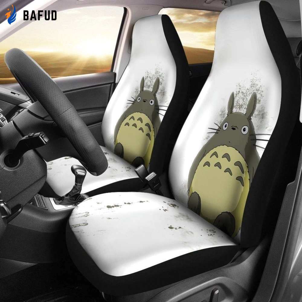 Cute Totoro My Neighbor Totoro Anime Car Seat Covers For Fan Gifts LT03 - Bafud