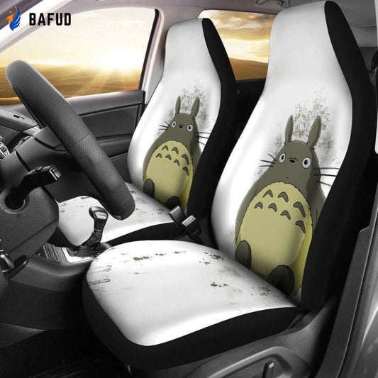 Cute Totoro My Neighbor Totoro Anime Car Seat Covers For Fan Gifts LT03 - Bafud