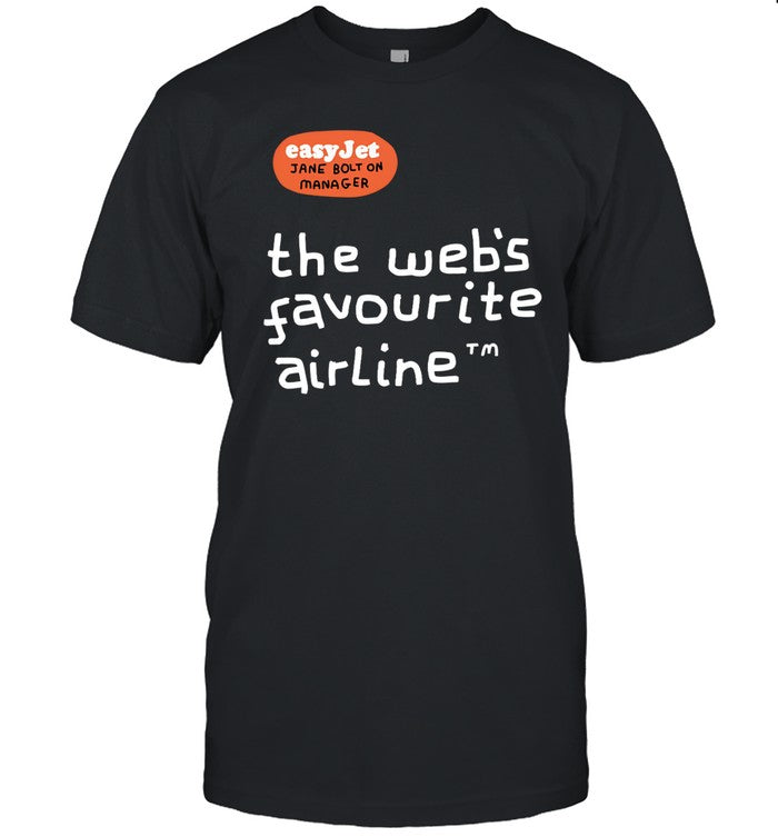 Easy Jet Jane Bolt On Manager The Web's Favourite Airline Hoodie