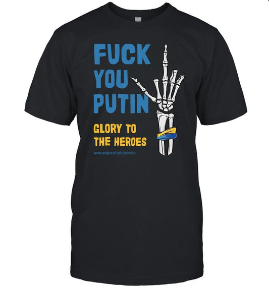 Fuck You Putin Glory To The Heroes Shirt Jana Cernochova