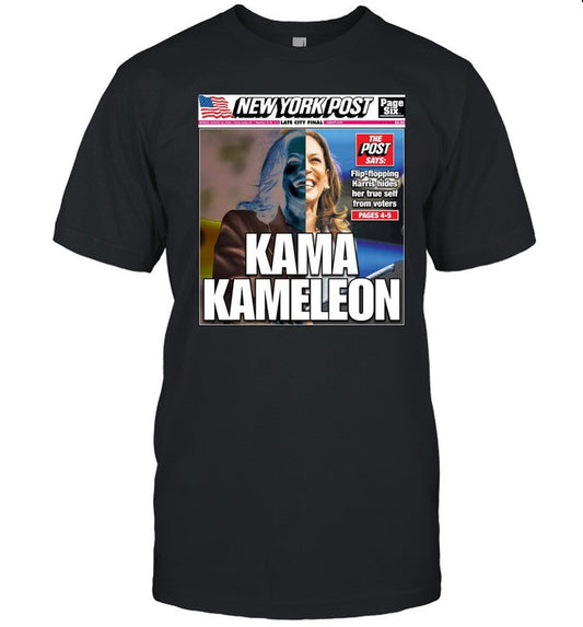 New York Post Kamala Harris Kama Kameleon Shirt