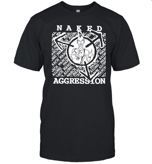 MatthewLillard Wearing Naked Aggression Shirt