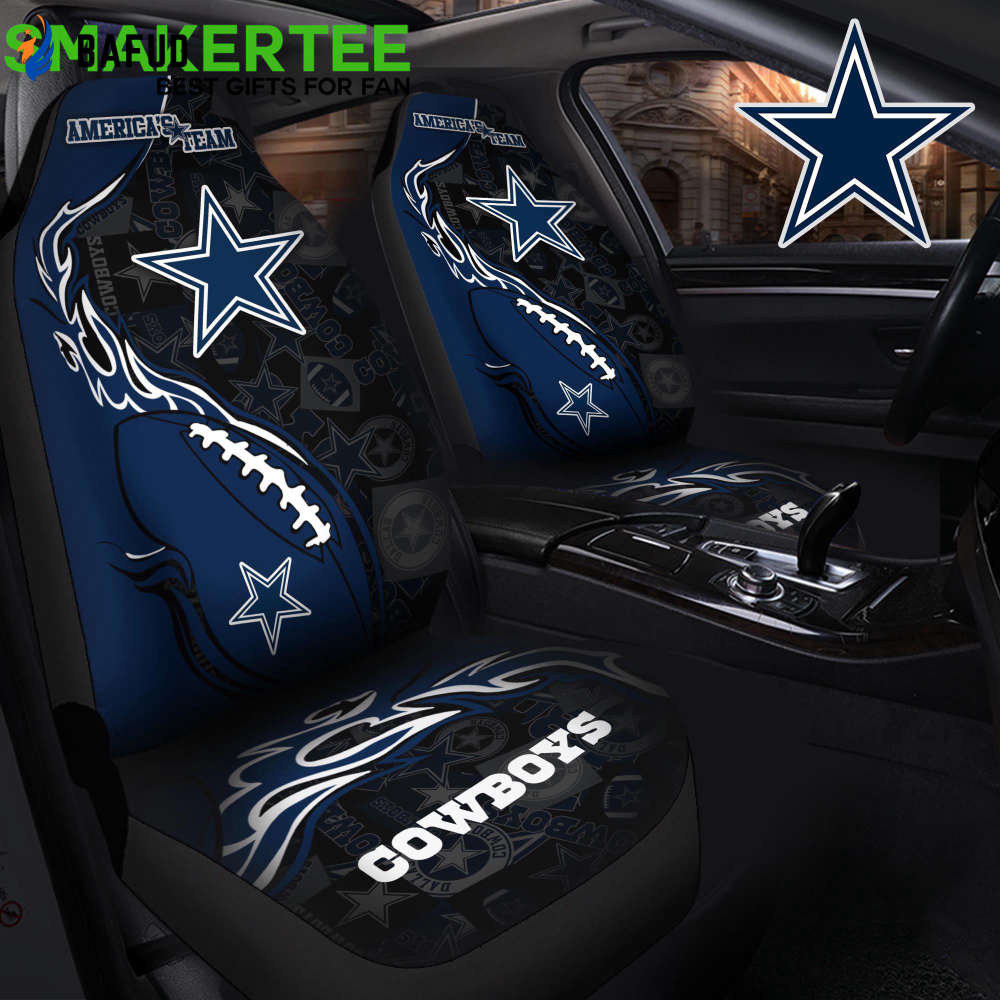 Dallas Cowboys Nfl Logo Car Seat Covers For Fan Gifts - Bafud