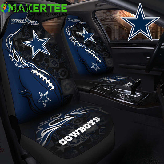 Dallas Cowboys Nfl Logo Car Seat Covers For Fan Gifts - Bafud