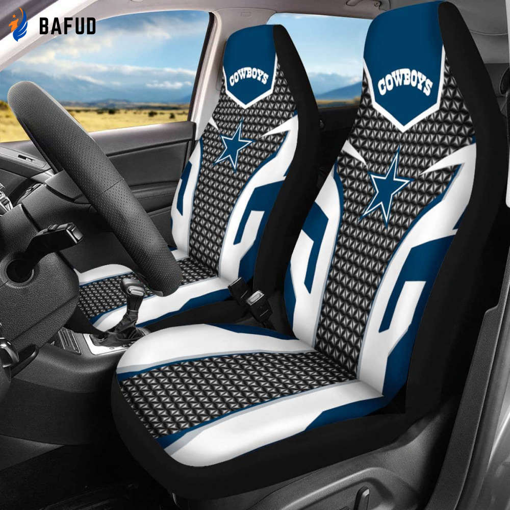 Dallas CowBoys White Seat Covers For Fan Gifts For Fan Gifts for Fan Gifts CH - Bafud