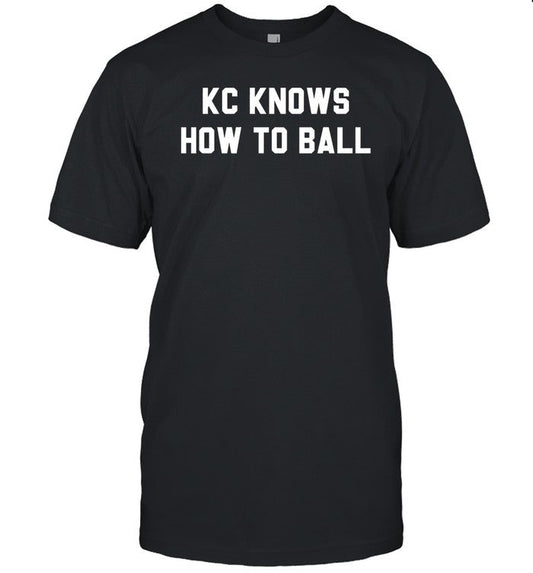 Pink Dinosaur Boutique Kc Knows How To Ball Tee Shirt