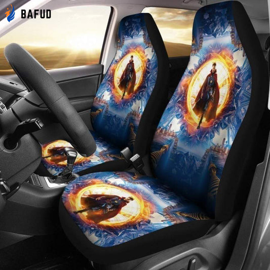 Doctor Strange Poster Car Seat Covers For Fan Gifts - Bafud