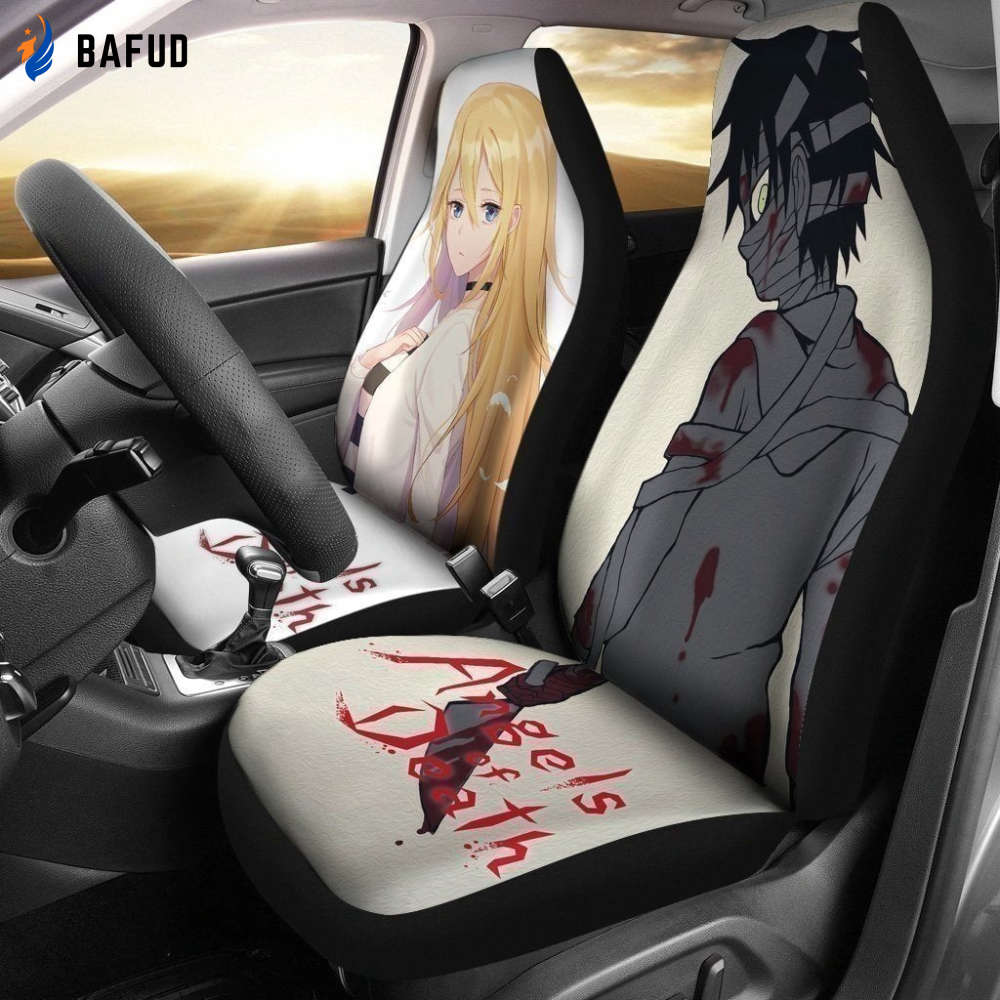 Don't Look Back Rachel Gardner & Isaac Foster Angels Of Death Car Seat Covers For Fan Gifts MN04 - Bafud