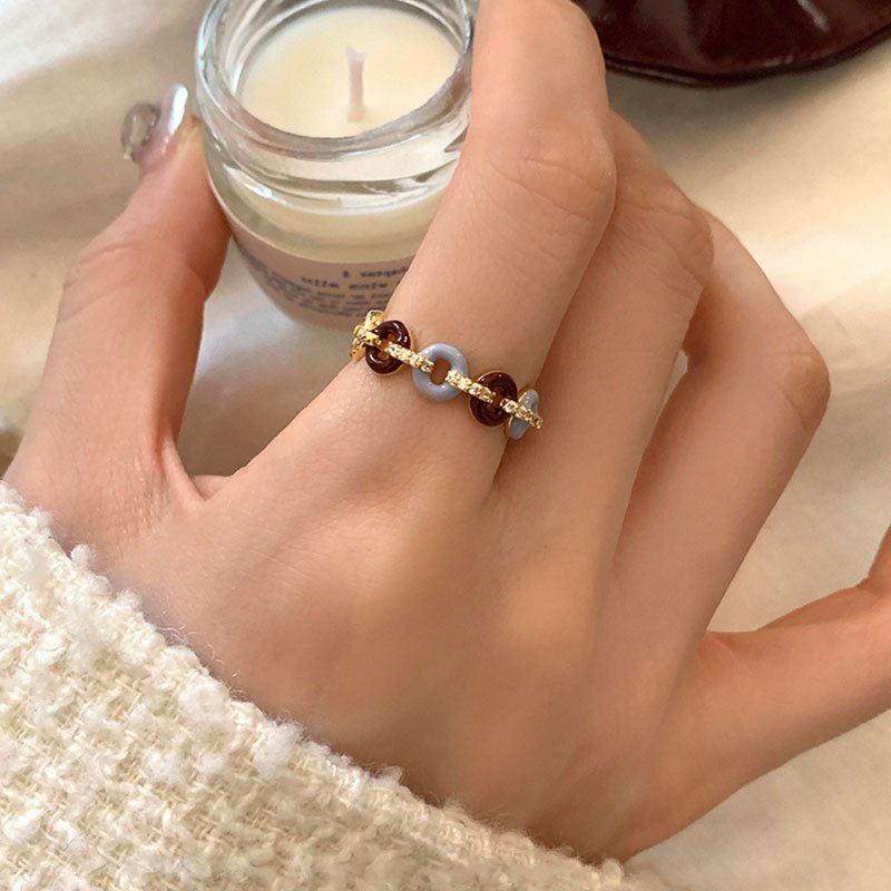Donut Chain Ring
