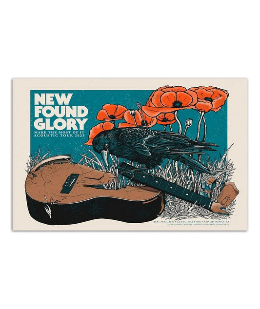New Found Glory Aztec Theatre Poster