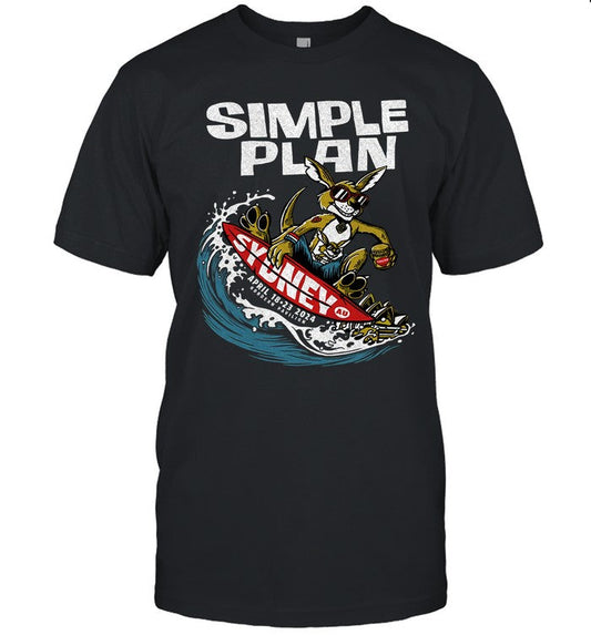 Simple Plan April 18-23 2024 Hordern Pavilion Shirt