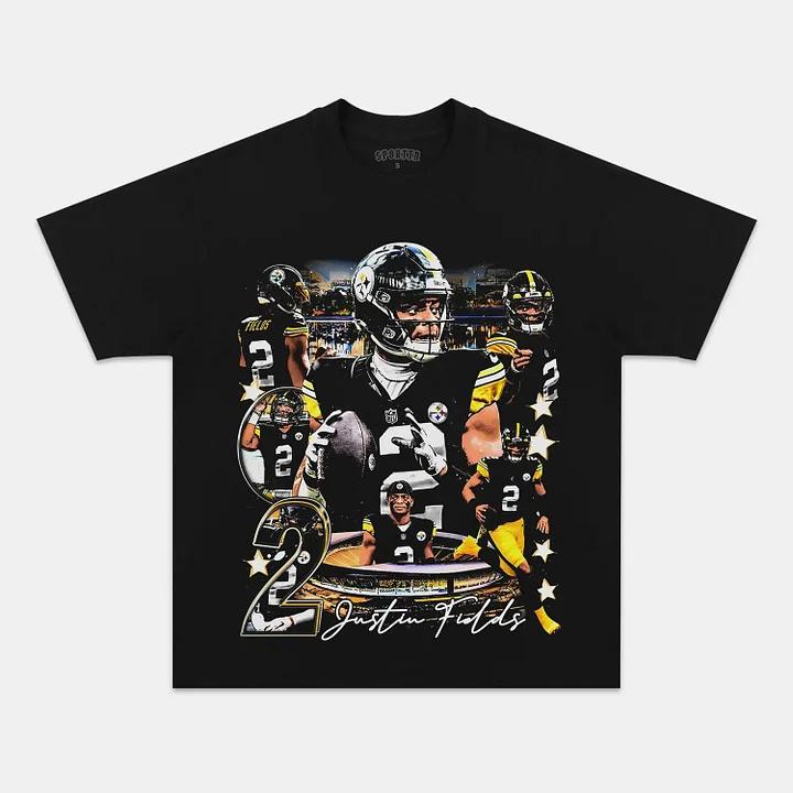 JUSTIN FIELDS - STEE  VINTAGE TEE GRAPHIC T-SHIRT  GIFT FOR FANLERS TEE  VINTAGE TEE GRAPHIC T-SHIRT SWEATSHIRT HOODIE GIFT FOR FAN